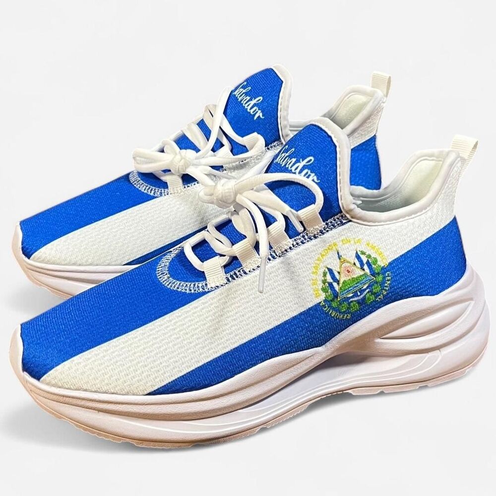 Unbranded Women's White and Blue Trainers